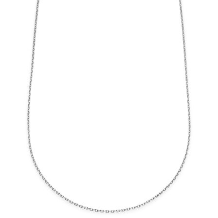 Essentials | Collier à maille forçat couleur argent 2 mm pour hommes - Chaînes