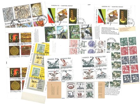 Sverige 1966-1996 - 10 forskellige hæfter - Stemplet