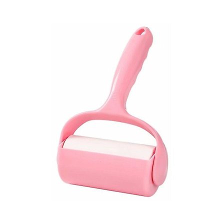 Klisterrullar, klädrengöringsrullar, tar enkelt och snabbt bort djurhår och damm (rosa) -