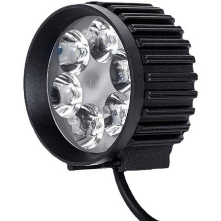 Sähköpyörän valo 12V-80V Yleinen polkupyörän etuvalo Vedenpitävä sähköpotkulaudan varoituslamppu