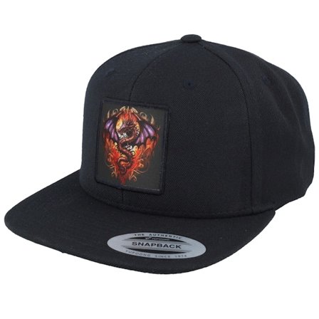 Iconic - Svart snapback Caps - Dragon Black Snapback @ Hatstore