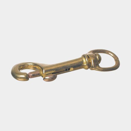 Pistolenhaken 1852-Marine, Messing, 77 mm, Ø16 mm - Boot