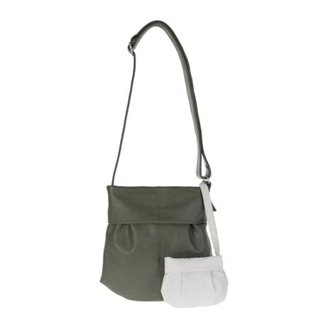 Zwei Zwei Mademoiselle M10 olive Grå, Dame Skuldertasker, Størrelse: ONE Size