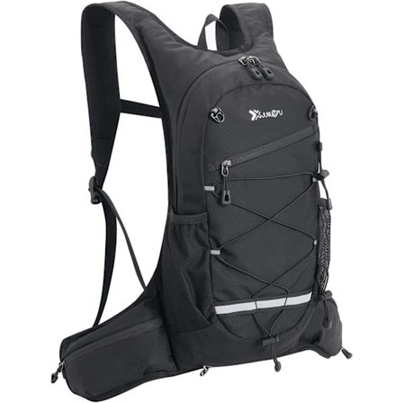 Kevyt, hengittävä pyöräreppu, 8L kokoontaitettava juoksureppu, käytännöllinen lahja miehille ja naisille päivittäisiin työmatkoihin, pyöräilyyn, 