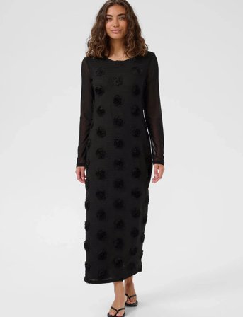 Culture Cumascha Mesh Dress - Black - L