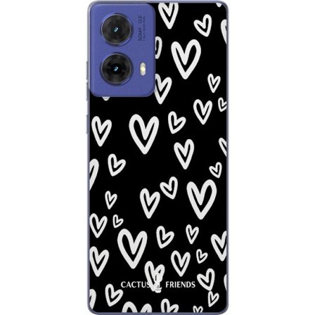 Yhteensopiva Puhelinkuori Motorola Motorola Moto G85 Cactus and Friends - Handdrawn Love Chaos