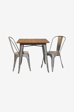 NORDFORM - Spisesett 75G AboutFrance - Sølv - Spisegruppe 2 personer - Fra Homeroom