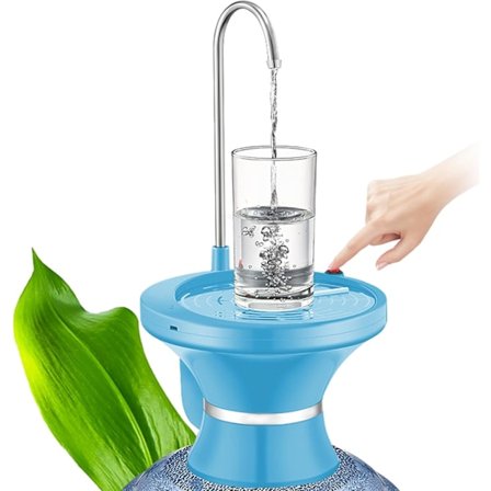 Juomavesiautomaatti, sininen, 1-5 gallonan vesikanistereille