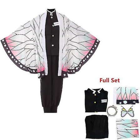 "Upplev Kamado Nezuko 2023: Demon Slayer Kimono, Anime Brother & Sister Cosplay Outfit with Wig" V