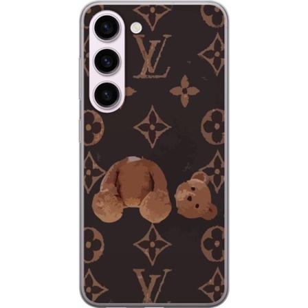Samsung Galaxy S23 Gennemsigtig cover Teddy Trist LV Glad