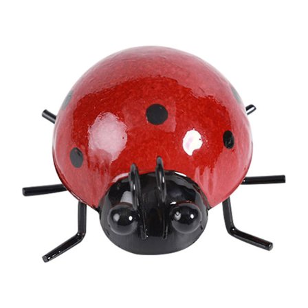 Metalldekoration, väggdekoration, heminredning, inomhus- och utomhusdekoration 3 delar (röd)