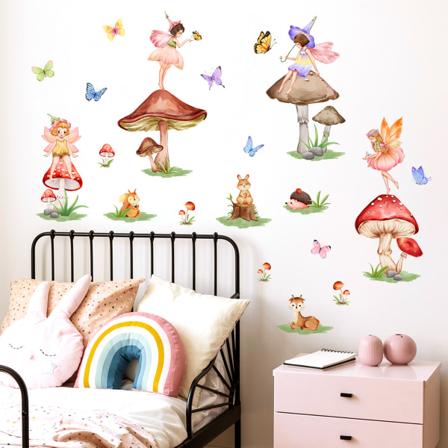 Sieniseinätarra Eläimet Keijut Seinätarra Seinäkoriste