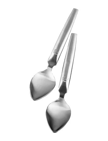 Plate it Quenelle Spoons L Set 2 Plate-It - Silver - ONE SIZE