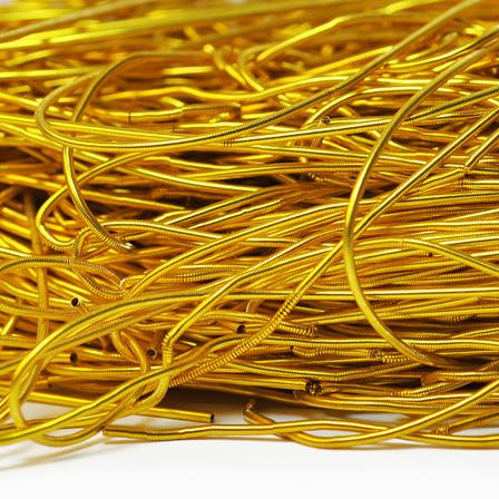 Mjuk Cannetille Wire För Pärlbroderier, 1mm Grov, Guld, Ca 35-40