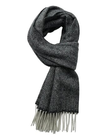 Bs Bue Scarf Grey Bruun & Stengade