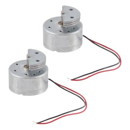 2 stk. Mini Vibrasjonsmotor 3500RPM DC 1.5-6V for Spilljoystick