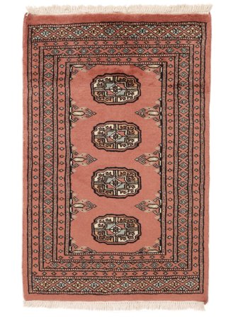 Tapis D'orient Pakistan Boukhara 2Ply 61X95 Rouge/Rouge Foncé (Laine, Pakistan)