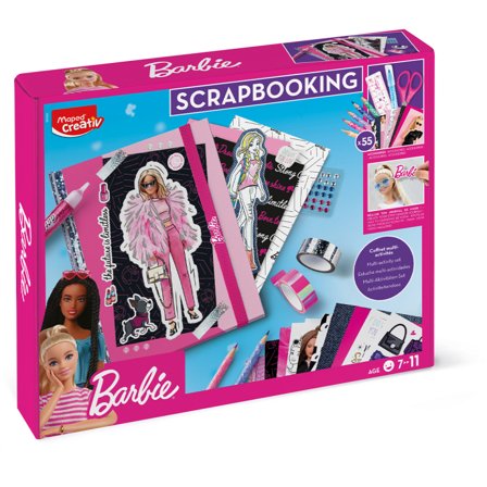 Maped Barbie Scrapbooking Giftset 55 pcs