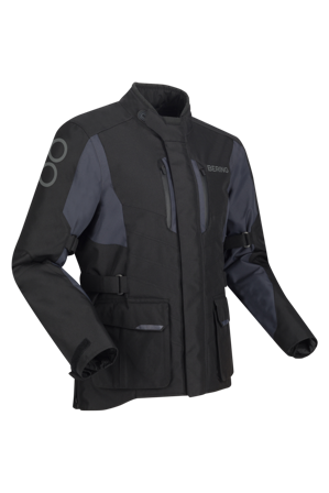 MC-Jakke Bering Siberia Sort/Grå M