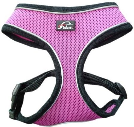 FinNero LIGHT Reflective L Harness Pink - FinNero