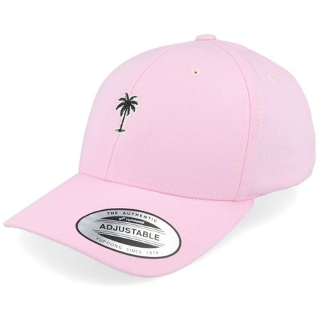 Kiddo Cap - Rosa adjustable Keps - Kids Summer Palm Logo Pink Adjustable @ Hatstore
