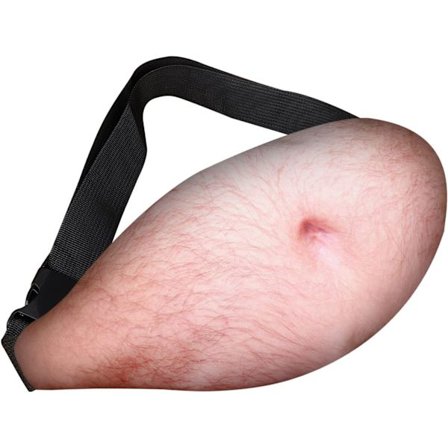 3D Dad Øl Mave Fanny Pack Talje Lomme Sjov Gag Gaver til