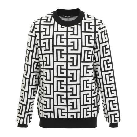Balmain Sweatshirts Sort, Herre