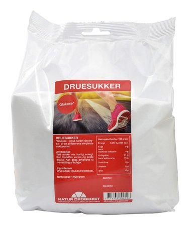 3 for 2 - Natur Drogeriet Druesukker 1 kg, Helse & Madvarer, Sukker & Sødemidler, Øvrigt