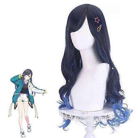 1 Master Shengda World Plan värikäs kohtaus Baishixing cos peruukki