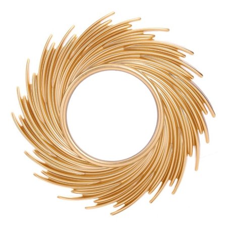 Plast baderomsspeil vegg speil WC toalett speil dekorativ