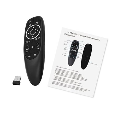 för Smart TV Fjärrkontroll 2.4G Fly Air Mouse Trådlös Gyro Sensor Anti-skak Fjärrkontroll För PC Android TV Box