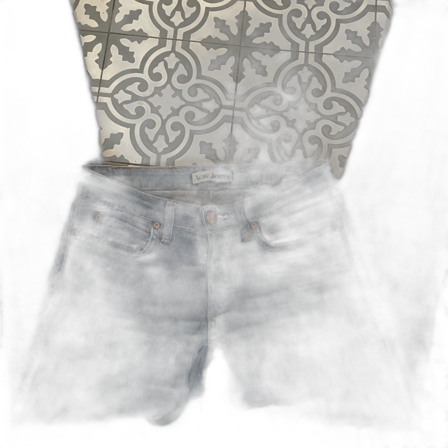 Lågmidjade acne-jeans