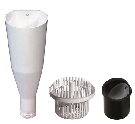 Purus 8077175 Spilltrakt G32 x 40 mm, lofilter og luktsperre, Innendørsavløp