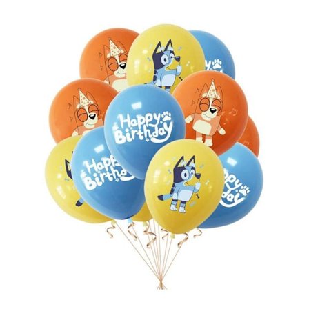 15 stk. Bluey Balloner Bingo Bluey Festartikler Dekorationer