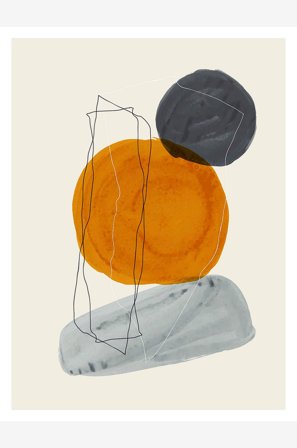 Venture Home - Juliste Stones - Beige - Julisteet - - Homeroom