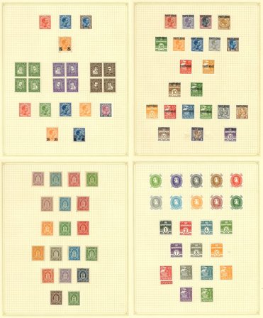 Danmark - Samling på albumblade - Ubrugte