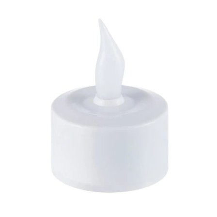 Genopladelige LED fyrfadslys med fjernbetjening, timer, varm hvid, flimrende, dæmpbare, elektriske flammeløse lys