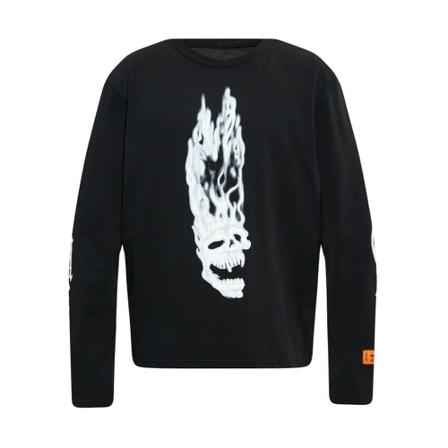 Heron Preston Printed T-shirt Sort, Herre T-shirts