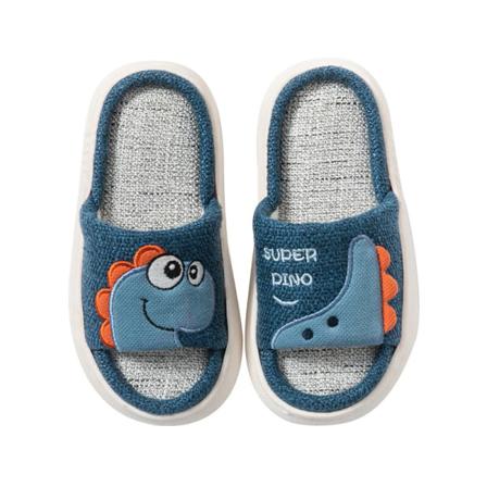 Flickor Med Öppen Tå Platta Sandaler Slip On Tofflor