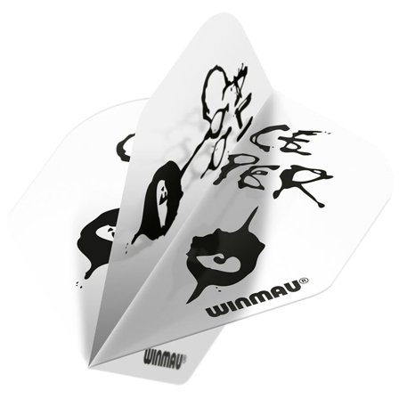 Winmau Alice Cooper White Dart Flights | Winmau.com