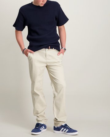 ONLY & SONS JUNIOR OSJMARK PETE LIFE REG CHINO 0013 PNT Beżowy Spodnie Chłopiec - Kids Brand Store