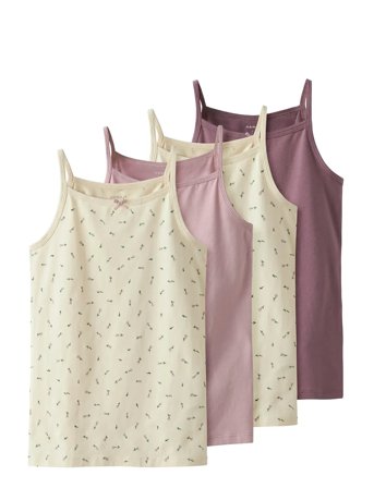 name it Nkfstrap Top 4P Aop Noos - Pink - 86