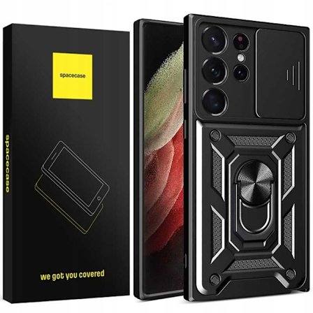 Spacecase Case Cover Till Samsung Galaxy S23 Ultra Black