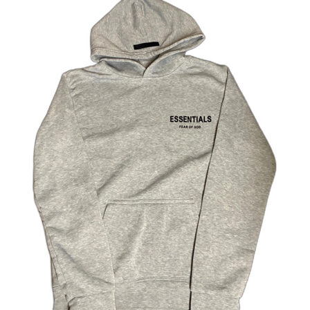 Grå Essentials Fear of God hoodie