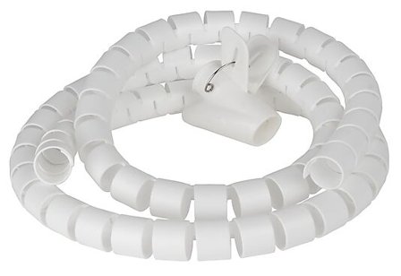 GELIA KABELOPPSAMLER 25 MM - 1,5 MTR - HVIT