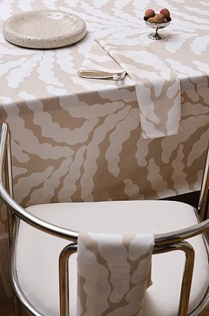 Jotex - Kökshandduk. 2-pack Beige/naturvit FERN - Köp Kökshanddukar hos Jotex