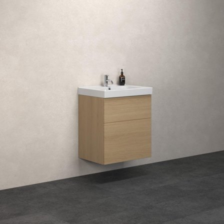 Dansani Luna Menuet Kommodpaket 61 cm Nordisk ek, Badrum