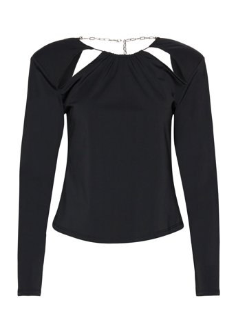 Jiagz Sl Blouse Black Gestuz