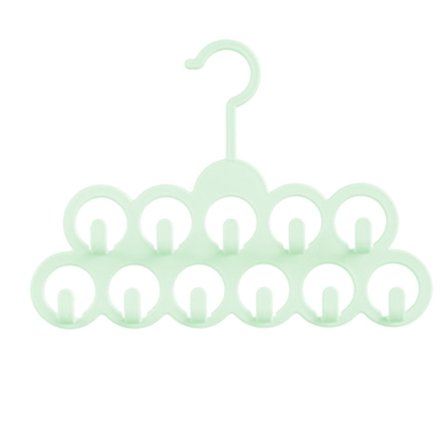 Slinga Scarf Hängare halkfri Multifunktionsgarderob Organisation Förvaringshållare För Scarf Herr Slips Dam Sjal 11 öglor