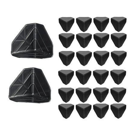 200 stk. Hjørnebeskyttere i plast, kartong, antikollisjon, beskyttelse for eskekanter